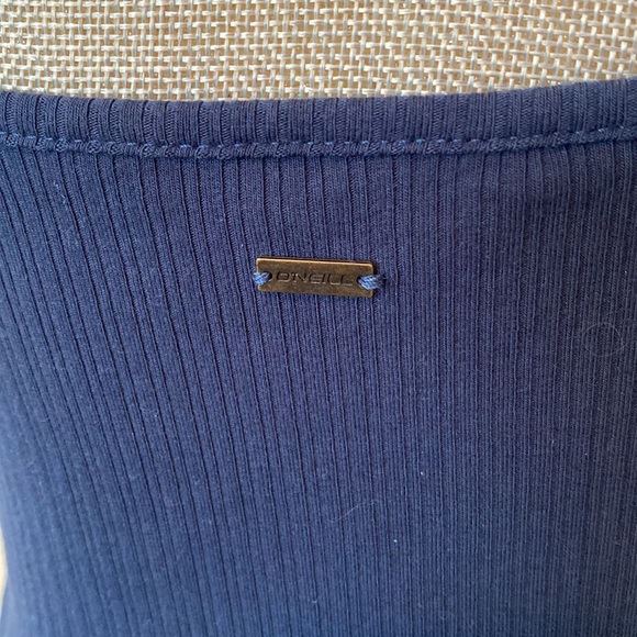 O’Neill Adjustable Crop Tank Top Navy Size XS - Picture 3 of 8